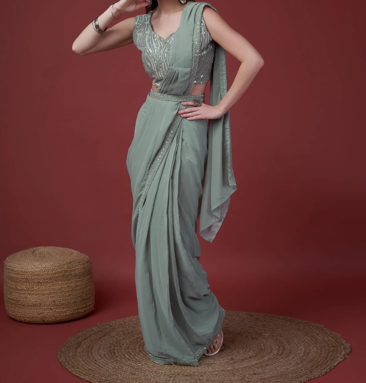 Occasional wear saree